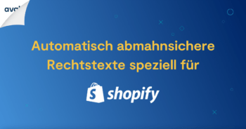shopify rechtstexte